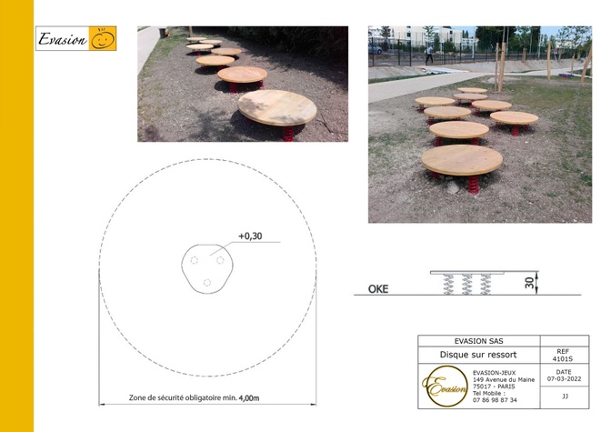 4101 S - Disque sur ressorts