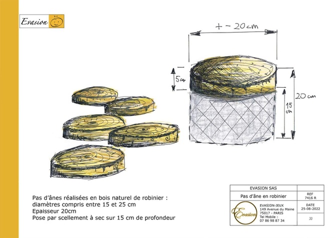 7416 R - Pas d'âne robinier