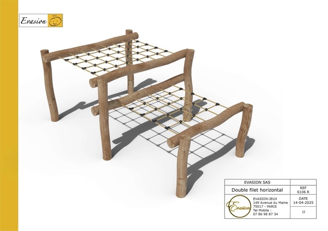 6106 R - Double filet horizontal