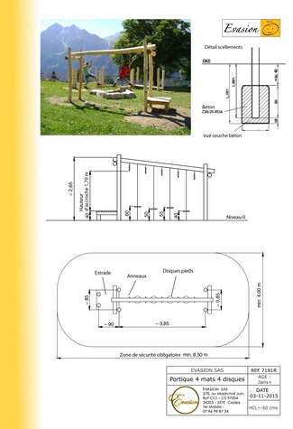 7181 R - Portique 4 mats