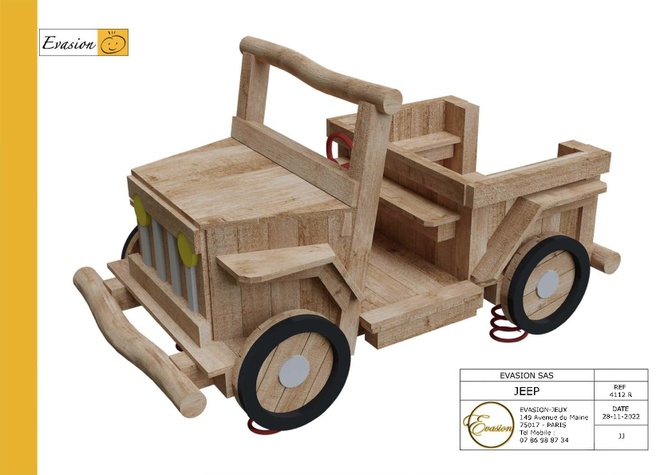4112 R - Jeep sur ressorts