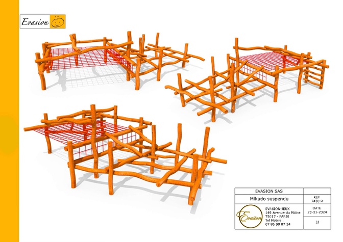 7430 - Mikado suspendu