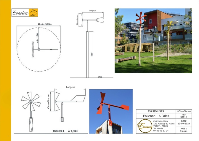 3001 - Eolienne 6 pales
