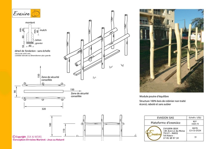 1020 R - Plateforme d'exercice 3ème âge